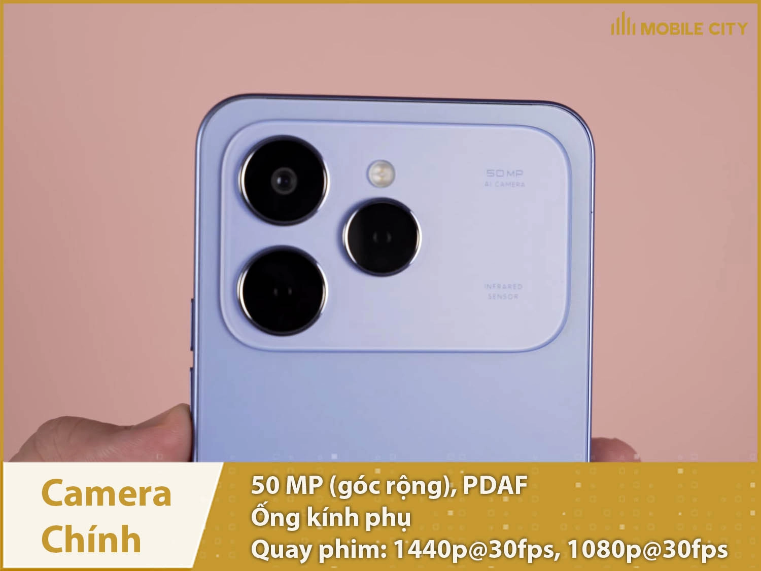 Camera 50MP; Quay phim 2K
