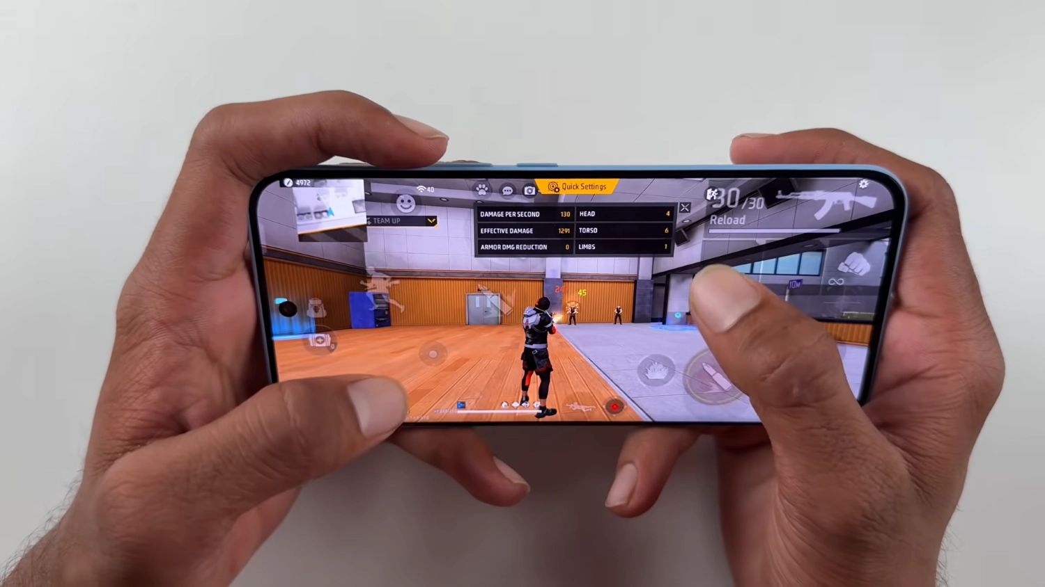 Test game Free Fire MAX X NARUTO