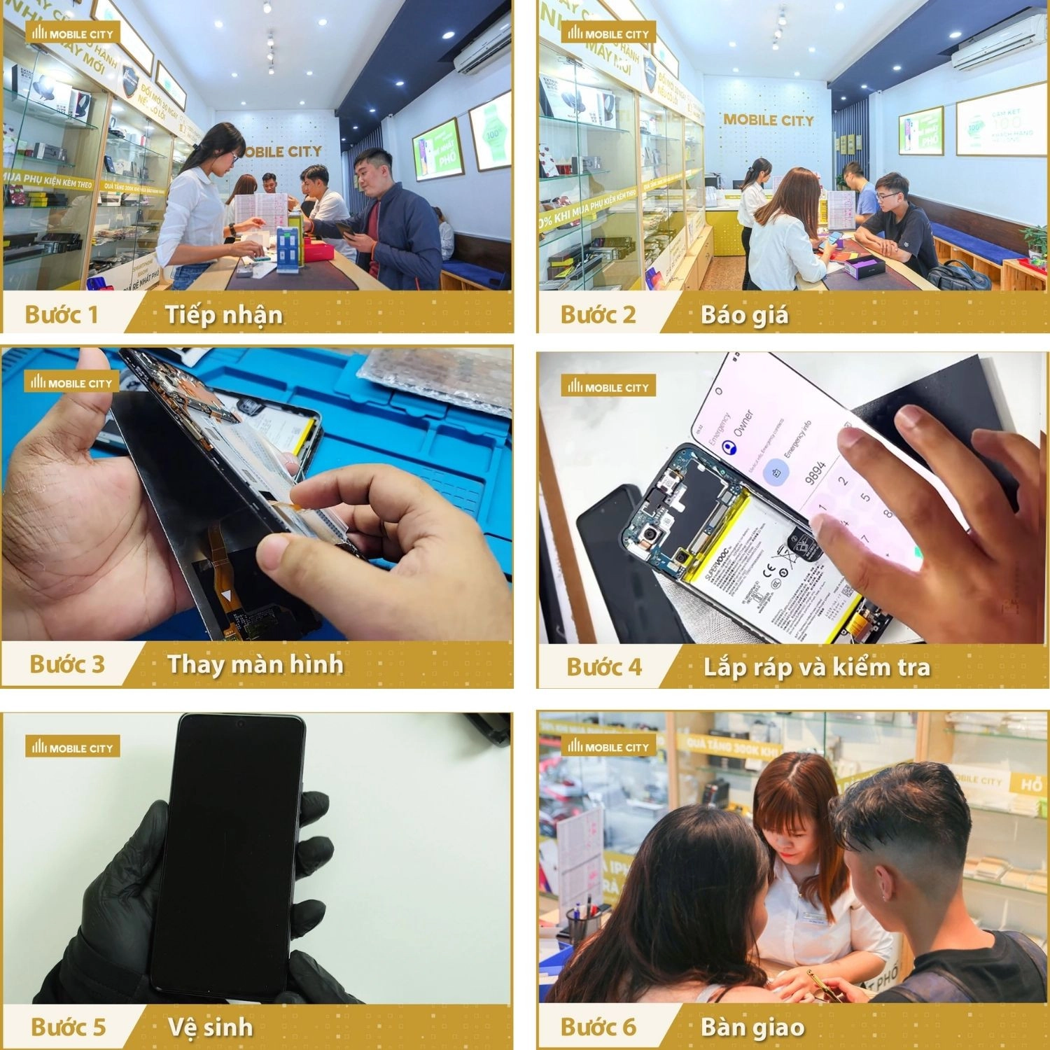 Thay màn hình Realme 14T, Quy trình thay màn Realme 14T chuẩn xác nhất