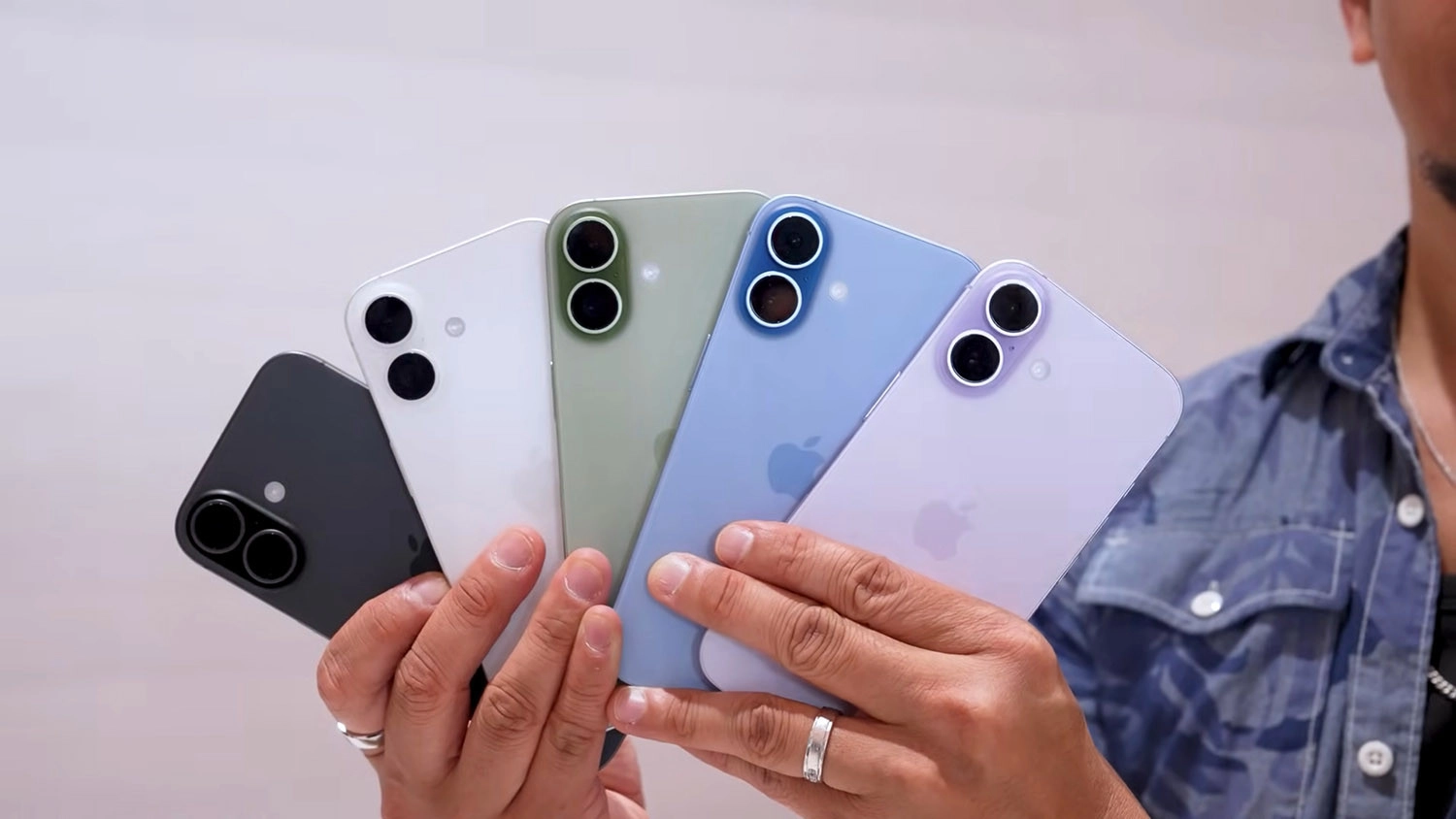 5 biến thể màu sắc của iPhone 17