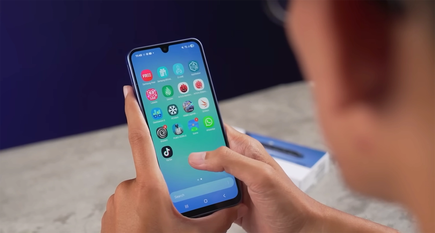 Mặt trước Samsung A17 5G